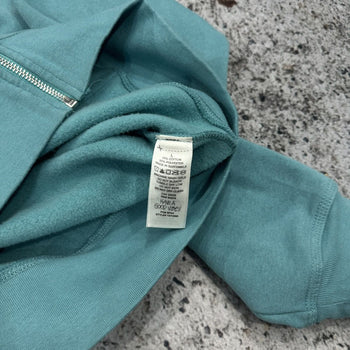 STUSSY SPORT BLUE DOT LOGO ZIP UP HOODIE