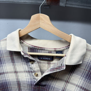 1990s Faded Plaid Grunge Shirt