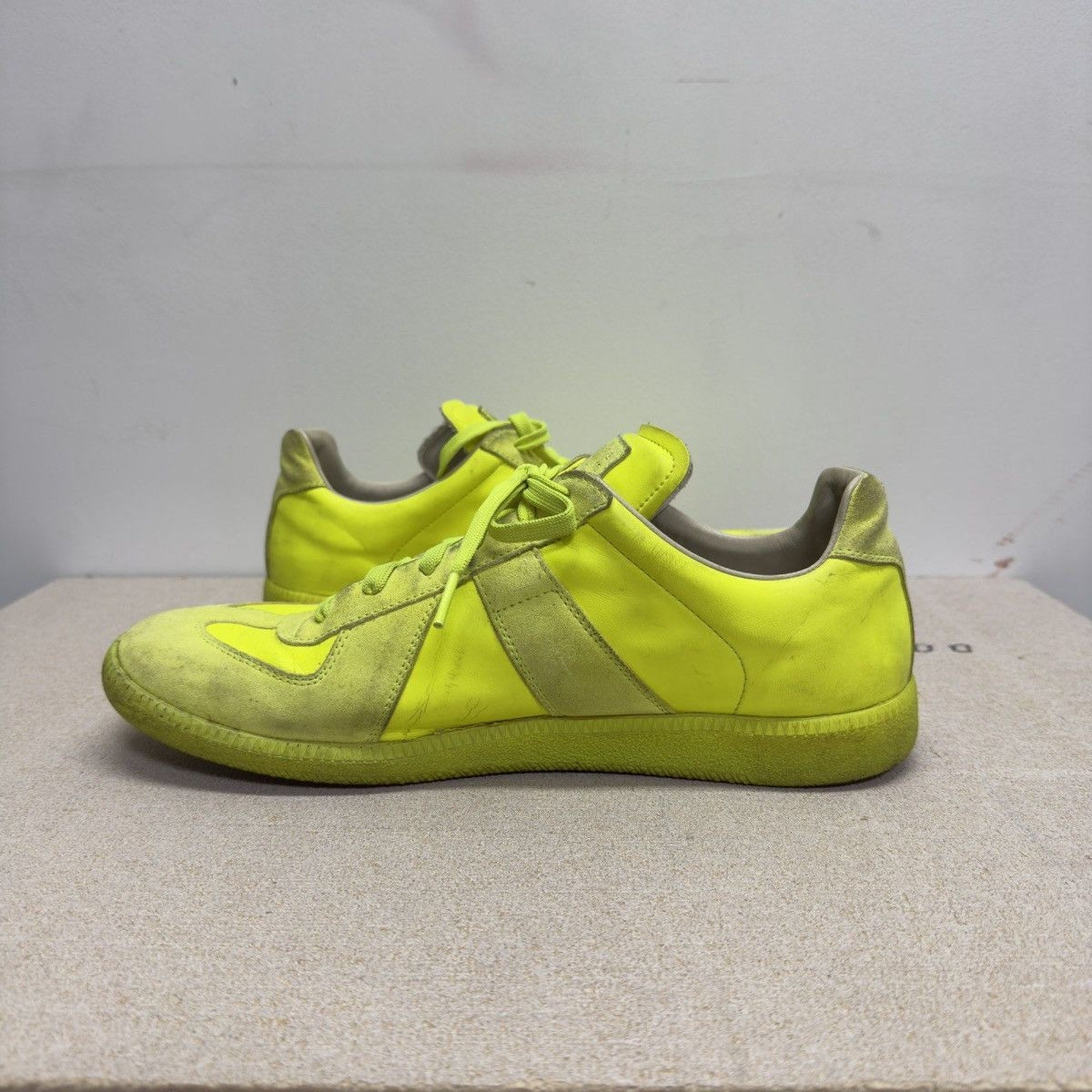 Maison Margiela Replica GAT Volt Yellow Sneakers