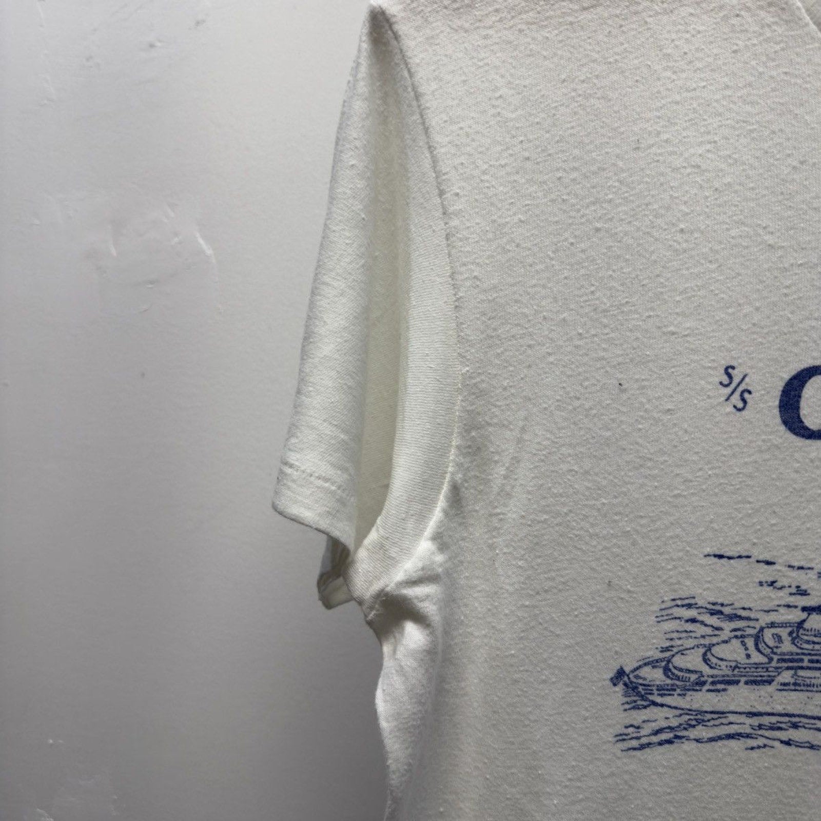 Vintage 1980s Made in USA SS Oceanic Boat Tee