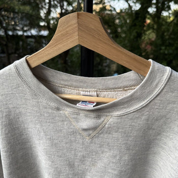 1990s Russell Athletic Thrashed Faded Stained Sweatshirt