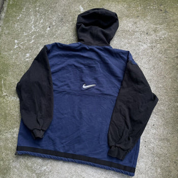 1990s/2000s NIKE TWO TONE HALF ZIP OVERSIZED PULLOVER