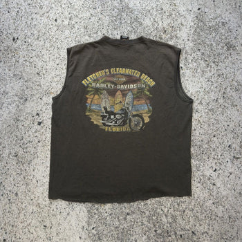 1990s Harley Davidson Thrashed Faded Tank
