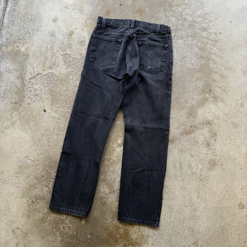 1990s Levi's 505 Faded Black Denim Jeans