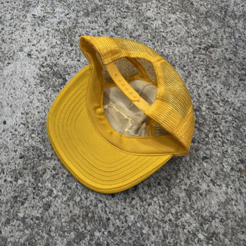 1970s Levi's Yellow Logo White Tab Trucker Hat