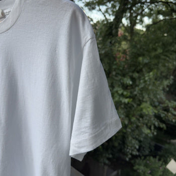 1980s Blank White Paper Thin Tee