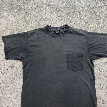 1990s Dickies Faded Thrashed Distressed Pocket Tee