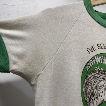 Vintage 1970s New Zealand Kiwi Bird Ringer Tee