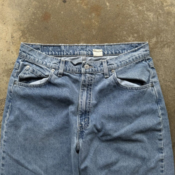 1990s LEVI'S L2 BAGGY FIT BLUE DENIM SKATER JEANS