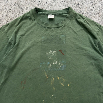 1990年代 バードハウス ジェレミー・クライン アニメガール スラッシュド フェードTシャツ
