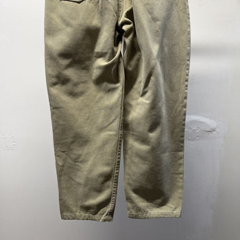 Vintage 1990s Levi's Silvertab Baggy Khaki Green Jeans