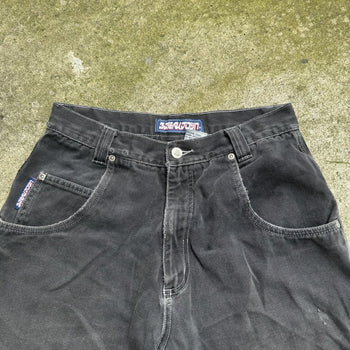 2000S THRASHED FADED BREAKDOWN DENIM SKATER JEAN SHORTS