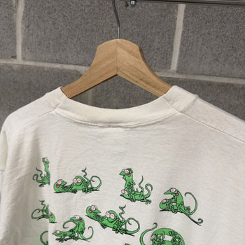 1990s Faded Thrashed Lizard Sex Shirt ERD Grunge Pornstar