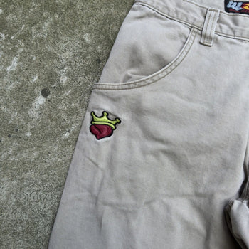 1990s JNCO JEANS PIPES 179 BURNING HOT BAGGY KHAKI PANTS