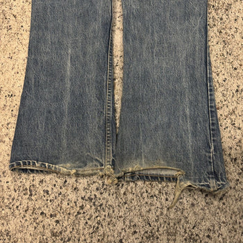 1970s LEVI'S 646 ORANGE TAB FADED FLARE DENIM JEANS