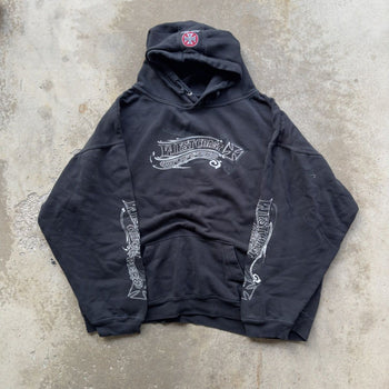 2000S WEST COAST CHOPPERS THRASHED FADED HOODIE OVERSIZED