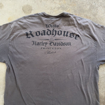 2000S HARLEY DAVIDSON FADED DRAGON LOGO TEE