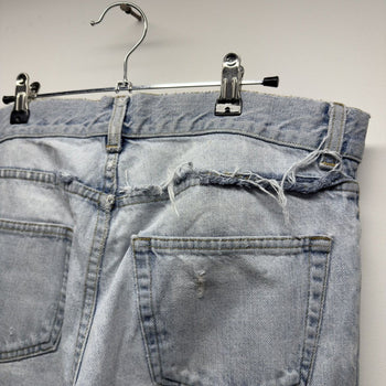 Helmut Lang Archive Distressed Fringe Jeans Italy