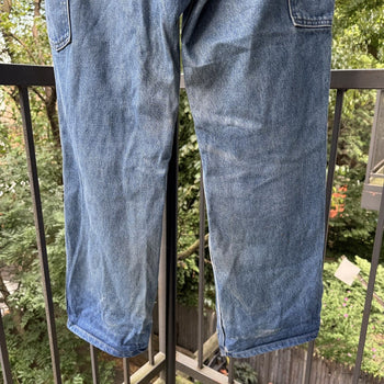 2000s Carhartt Denim Double Knee Pants Thrashed Faded