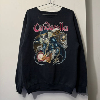 1990s CINDERELLA THRASHED BROCKUM ALL ABOARD CREWNECK