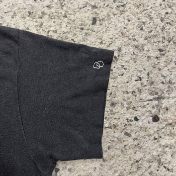 1970s Faded Happiness Is Driving A Mach 1 Flock Print Tee