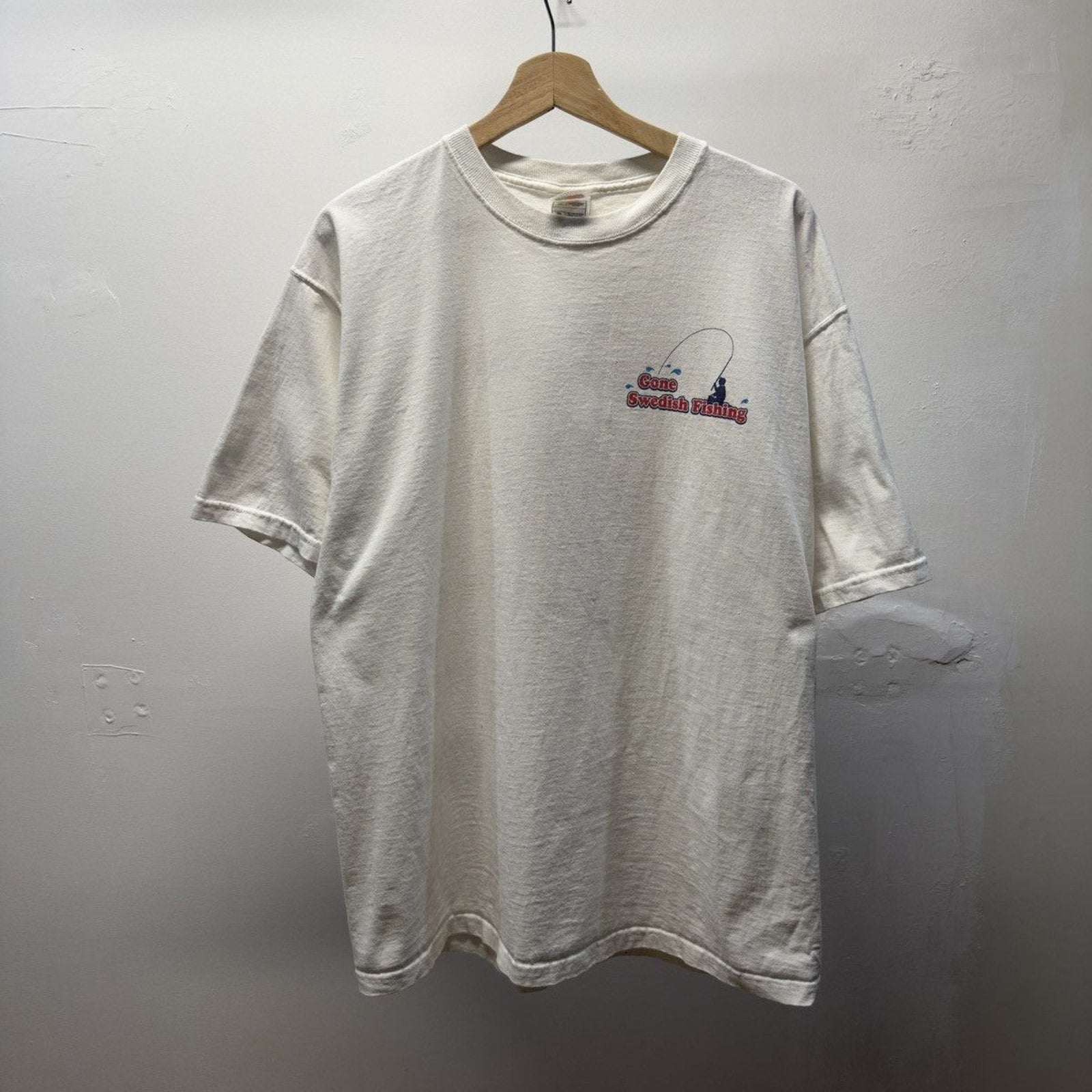 Vintage 2000s Swedish Fish Candy Fishing Tee