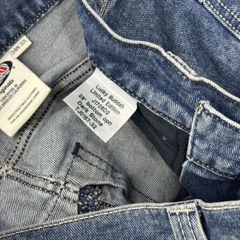 Jnco Buddah Dark Stone Baggy Wide Leg Skater Denim Jeans