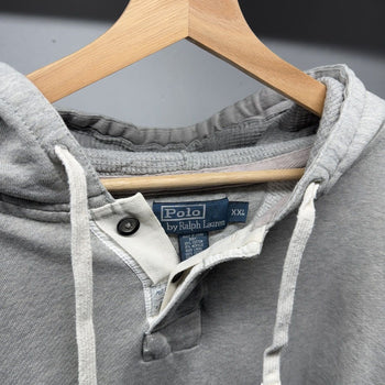 2000s Polo Ralph Lauren Faded Henley Hoodie