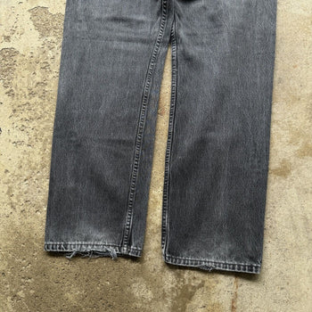 1990s LEVI'S 501 FADED BLACK MADE IN USA DENIM JEANS