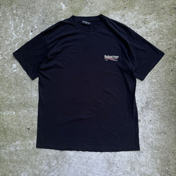 BALENCIAGA 2017 POLITICAL BERNIE LOGO CAMPAIGN TEE OVERSIZED