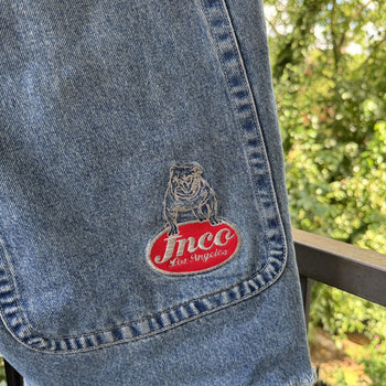 1990s Jnco Big Rig Denim Jean Shorts