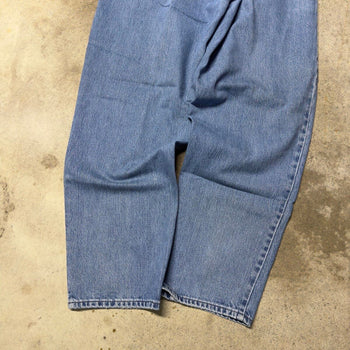 1990s LEVI’S SILVERTAB BAGGY FADED BLUE DENIM SKATER JEANS