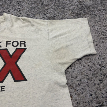 Camiseta desgastada y desgastada de los años 90 "Trabajaré por sexo"