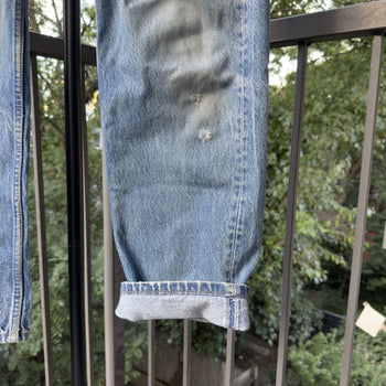 1990s Levi's 501xx Thrashed Faded Distressed Jeans - Made in USA