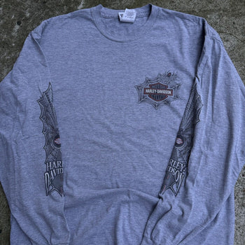 2000S HARLEY DAVIDSON SPIDERWEB LONGSLEEVE TEE