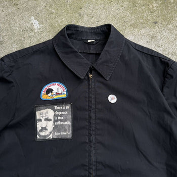 1980s GRUNGE CUSTOM FADED PATCH WORK JACKET