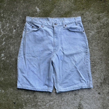 VINTAGE 90s LEVI'S 550 ORANGE TAB DENIM JEAN SHORTS JORTS