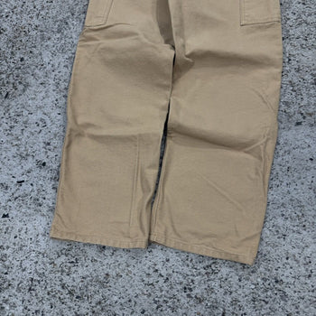 Pantalones de carpintero Carhartt WIP color tostado con doble rodilla