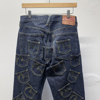2010s Evisu Heritage Selvedge Multi Pocket Denim Jeans