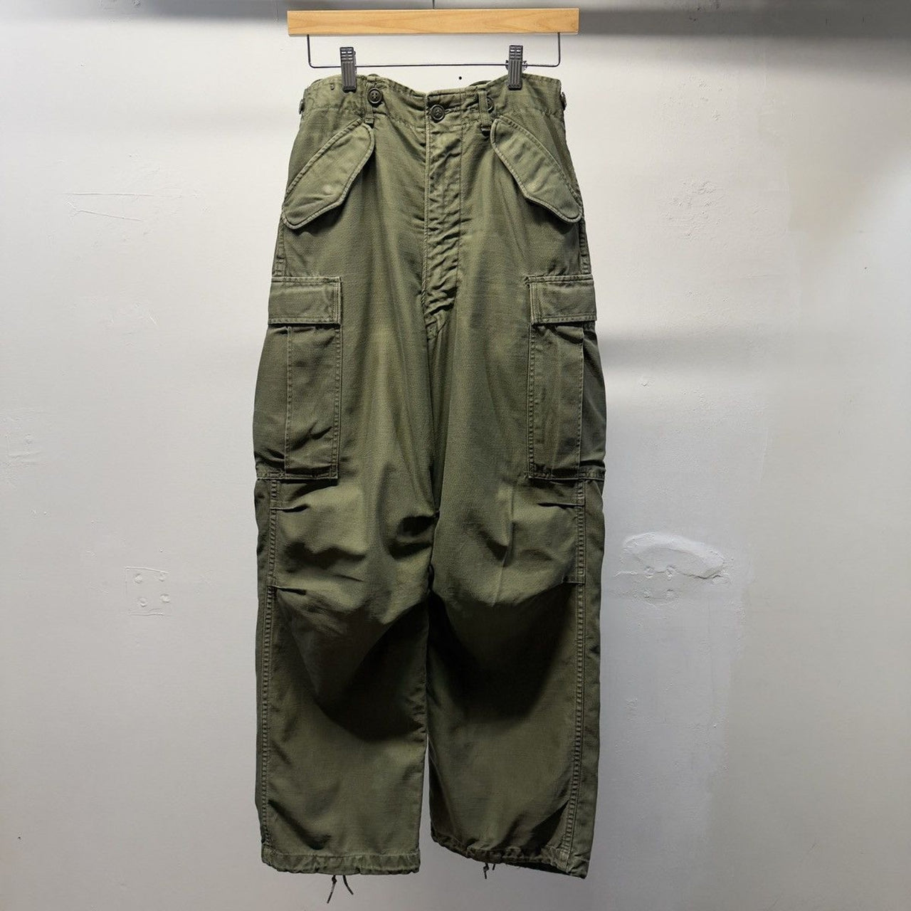 Vintage 1950s M51 Faded Sateen Military Cargo Pants