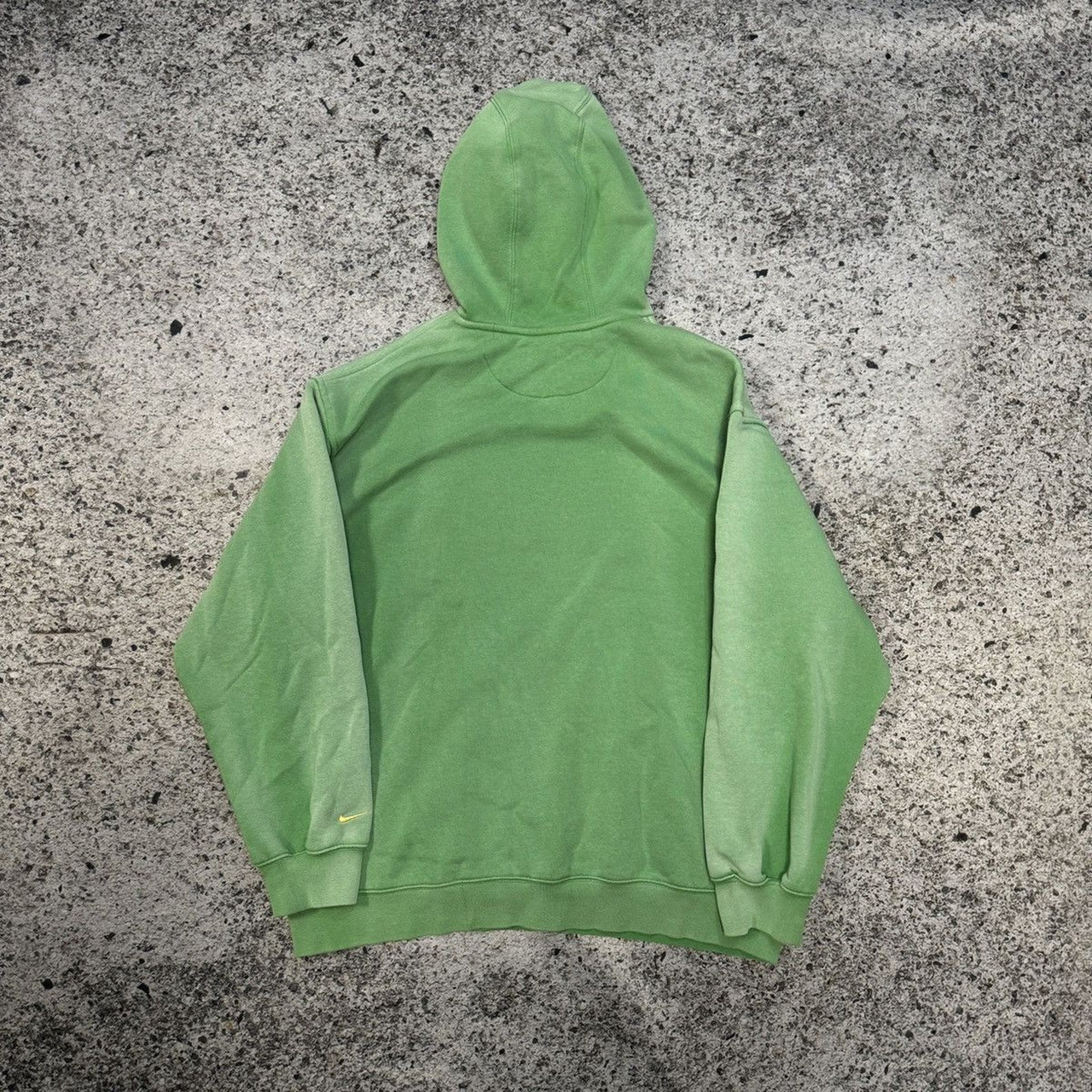 2000s Nike Soccer Faded Green Hoodie Oversized