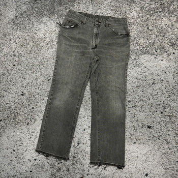 1990S THRASHED FADED DISTRESSED LEE DENIM JEANS