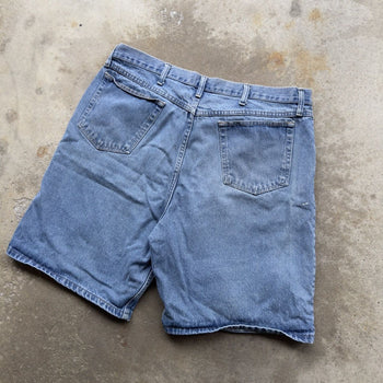 2000S WRANGLER BAGGY FADED DENIM JEAN SHORTS JORTS