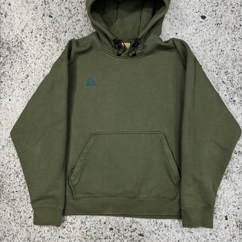 Sudadera con capucha Nike ACG verde extragrande