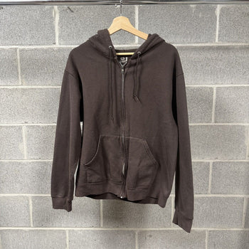 2000s Faded Green Zip Up Hoodie