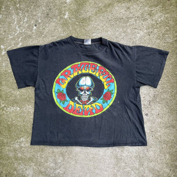 1990s GRATEFUL DEAD FADED SKULL TEE