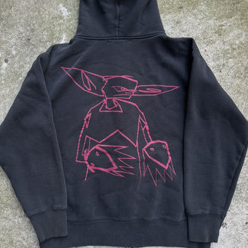 2000s FUTURA LABORATORIES ZIP UP HOODIE