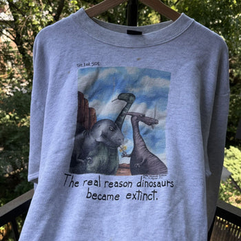 1990s Dinosaurs Extinct Cigarettes Faded Sweatshirt