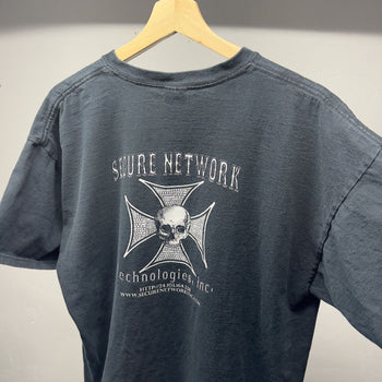 2000s Faded Security Network Hacker Tee