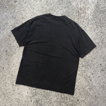 2000s Hot Leather Skeleton Biker Tee